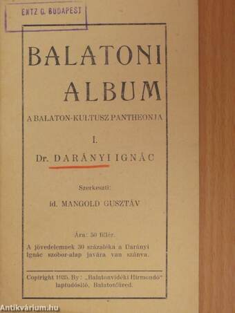 Balatoni album I.
