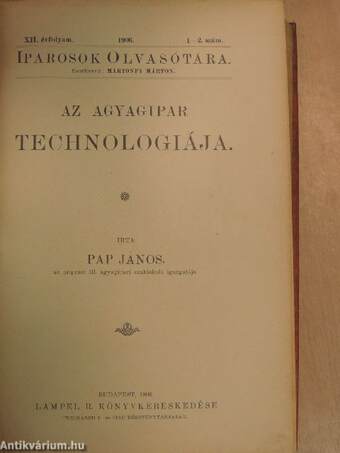 Iparosok olvasótára 1906/1-10.