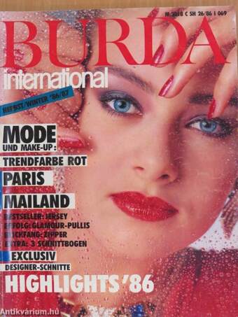 Burda International Herbst/Winter 1986/1987