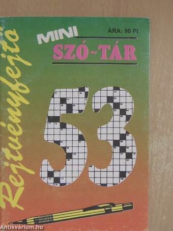 Rejtvényfejtő mini szó-tár 53.