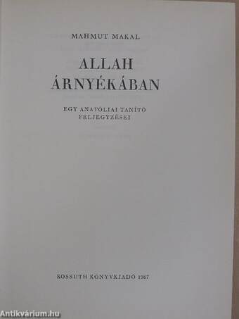 Allah árnyékában