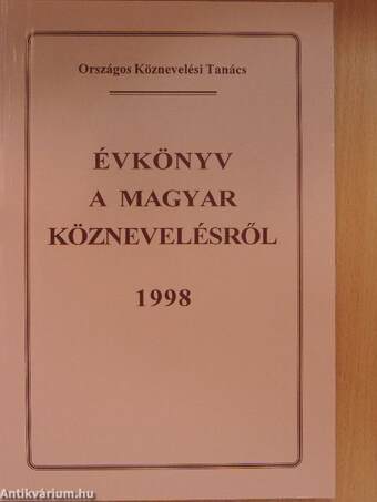 Évkönyv a magyar köznevelésről 1998