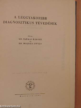 A leggyakoribb diagnosztikus tévedések