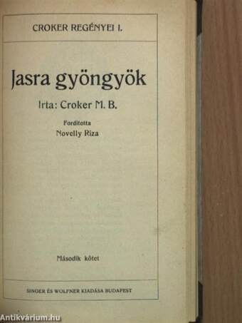 Jasra gyöngyök I-III.