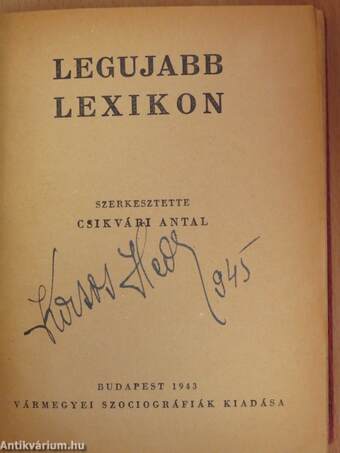 Legujabb lexikon