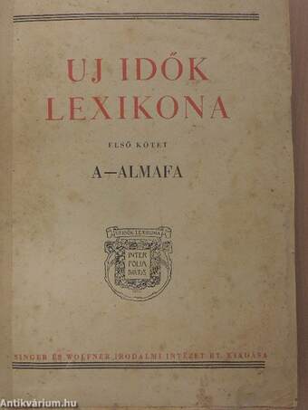 Uj idők lexikona 1-24.