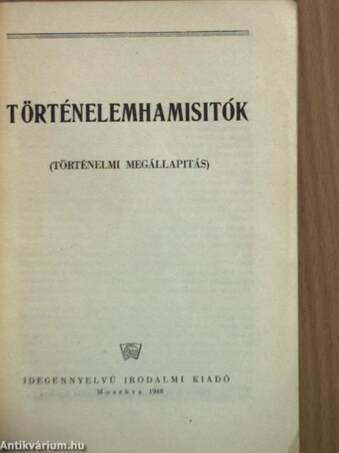 Történelemhamisitók