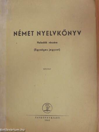 Német nyelvkönyv