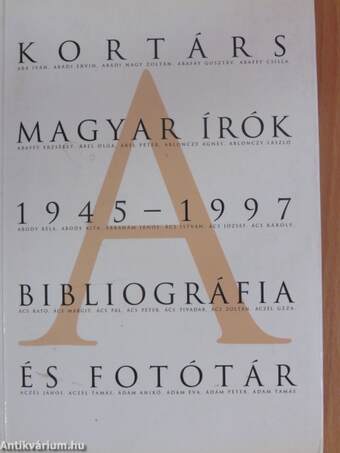 Kortárs magyar írók I. (töredék)