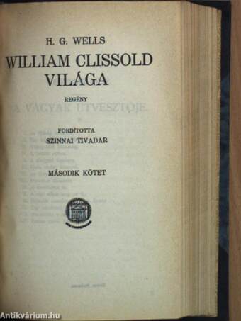 William Clissold világa I-II.