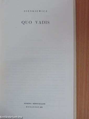 Quo vadis