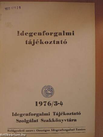 Idegenforgalmi Tájékoztató 1976/3-4.