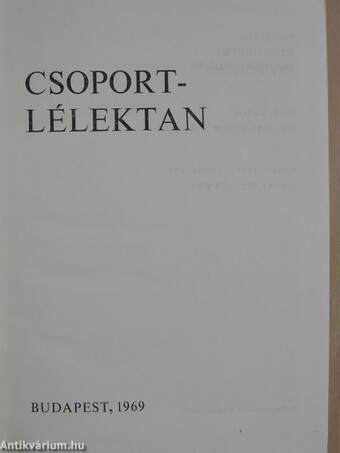 Csoportlélektan