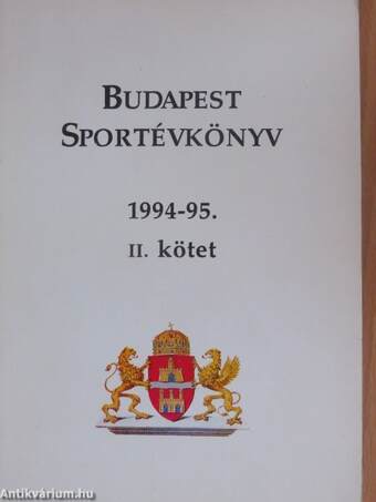 Budapest Sportévkönyv 1994-95. II.