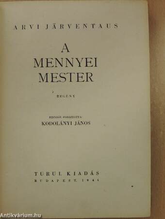 A mennyei mester