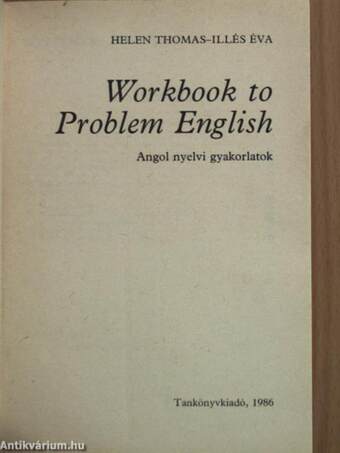 Workbook to Problem English