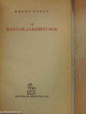 A magyar jakobinusok