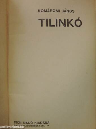 Tilinkó