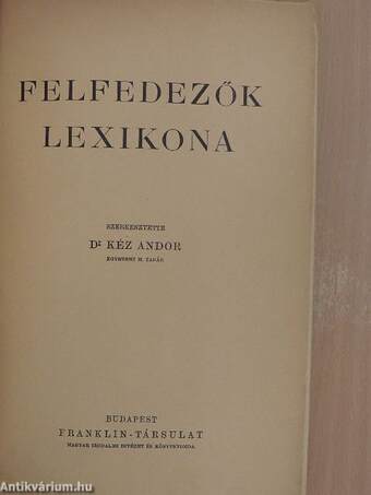 Felfedezők lexikona