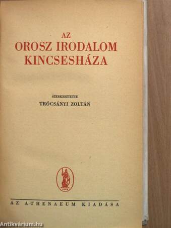 Az orosz irodalom kincsesháza