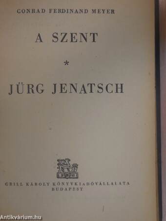 A szent/Jürg Jenatsch