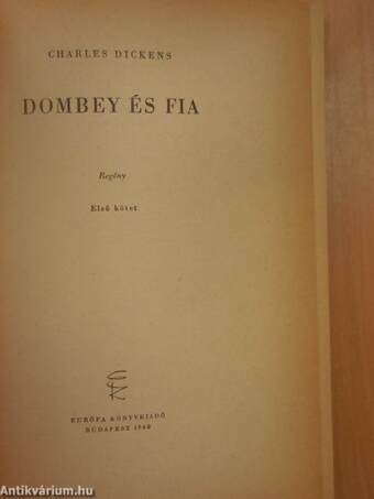 Dombey és Fia I-II.