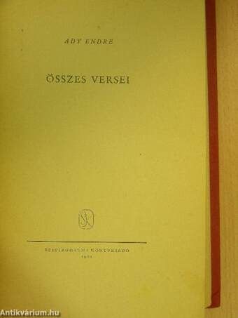 Ady Endre összes versei I-II.