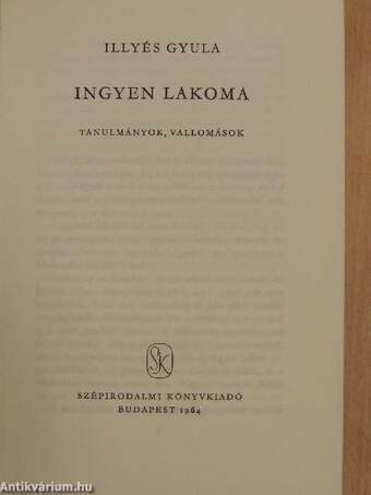 Ingyen lakoma I-II.