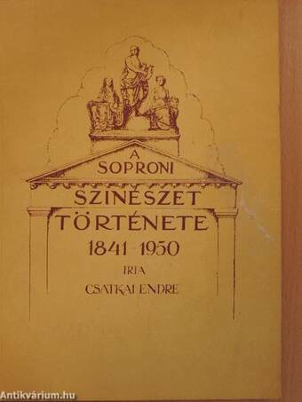 A soproni szinészet története 1841-1950