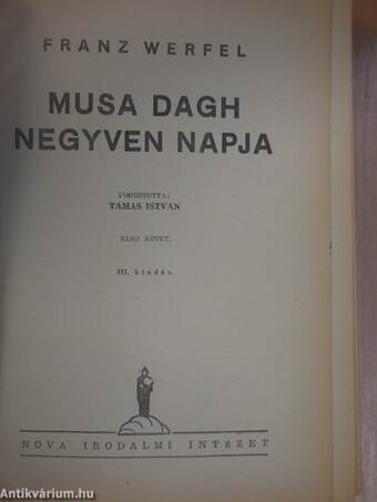 Musa Dagh negyven napja I-II.