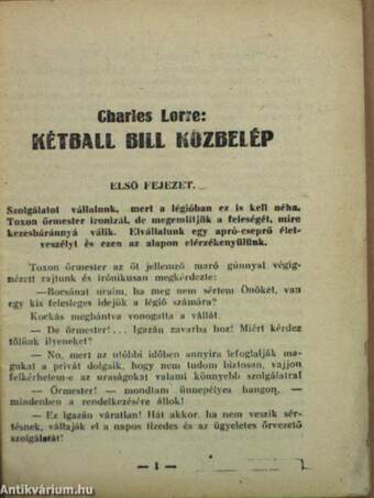 Kétbal Bill közbelép