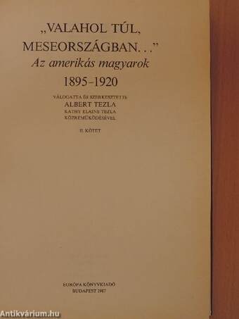 "Valahol túl, meseországban..." II. (töredék)