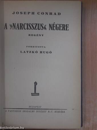 A »Narcisszus« négere