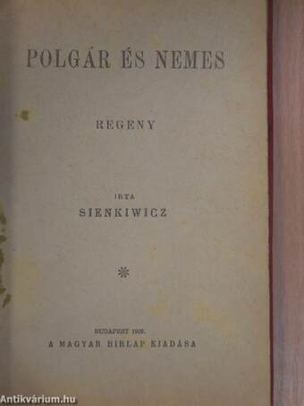 Polgár és nemes