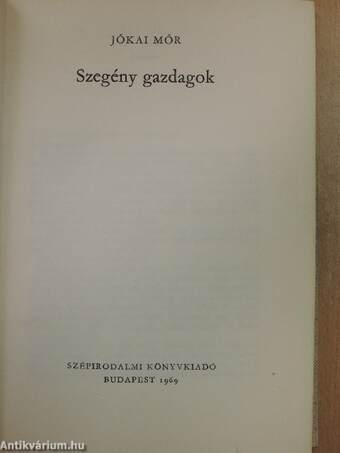 Szegény gazdagok