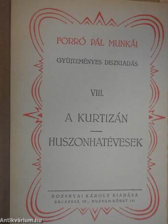 A kurtizán/Huszonhatévesek