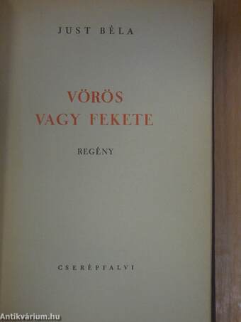 Vörös vagy fekete