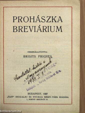 Prohászka breviárium