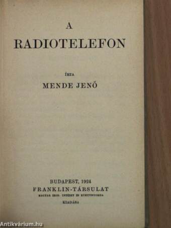 A radiotelefon