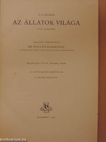 Brehm - Az állatok világa II.