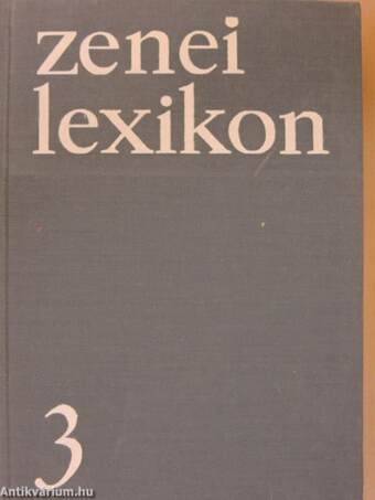 Zenei Lexikon 3. (töredék)