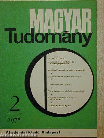 Magyar Tudomány 1978. február