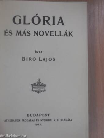 Glória és más novellák