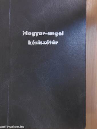 Magyar-angol kéziszótár