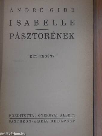 Pásztorének/Isabelle