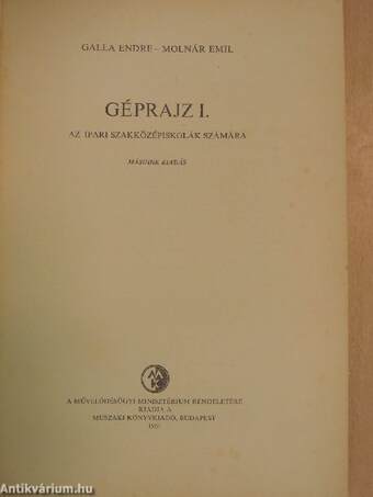 Géprajz I.