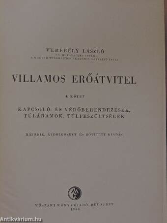 Villamos erőátvitel 4.