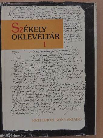 Székely oklevéltár I.