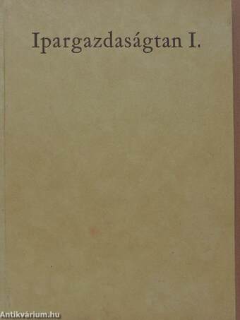 Ipargazdaságtan I.