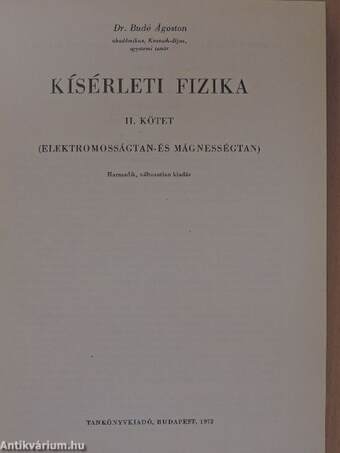 Kísérleti fizika II.